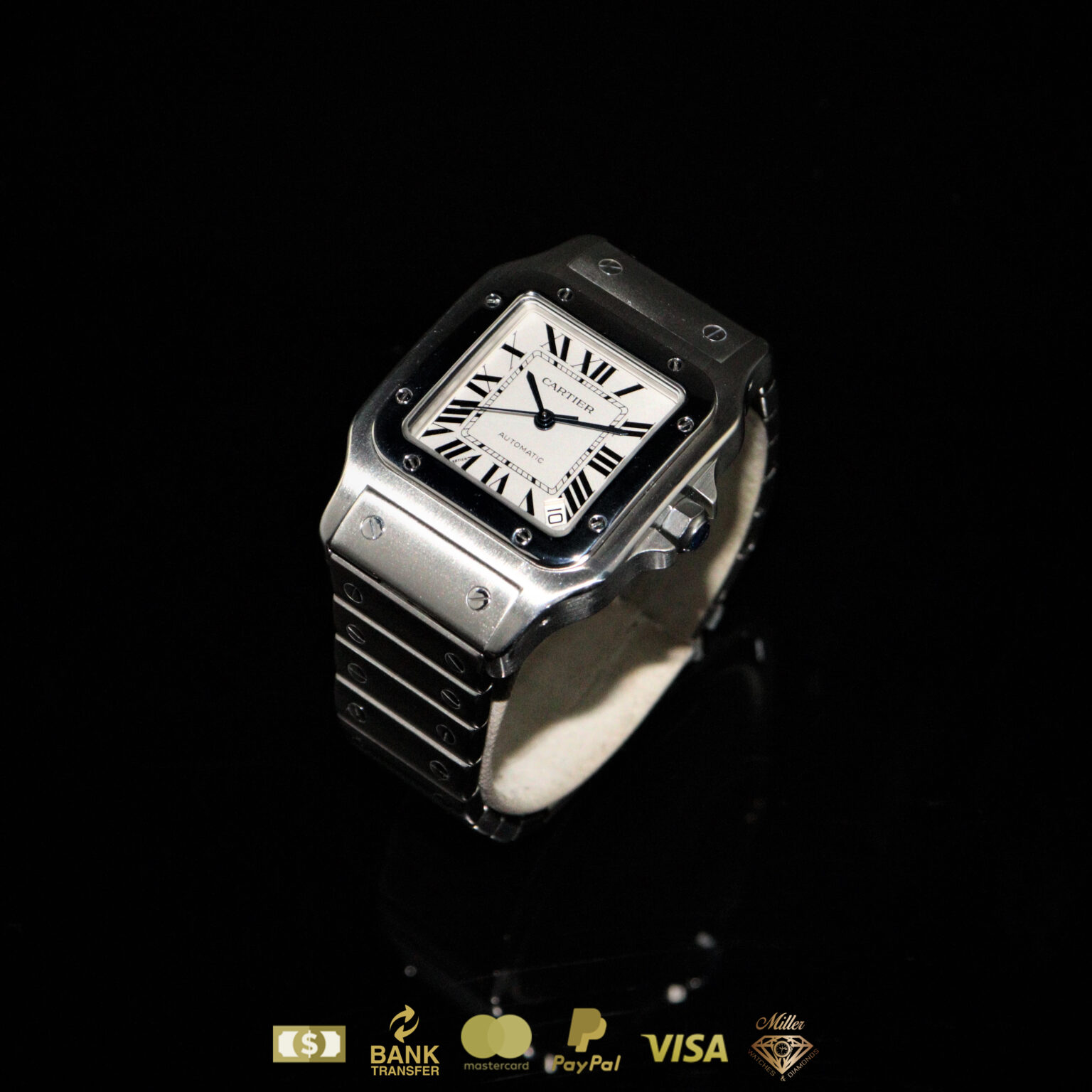 Cartier Santos Galbee XL Miller Watches & Diamonds